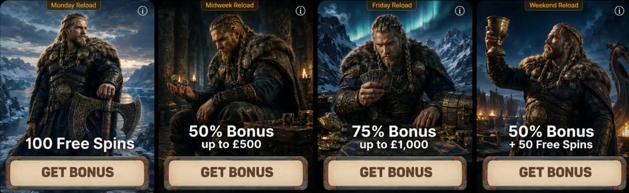 Norsemania casino reload bonuses